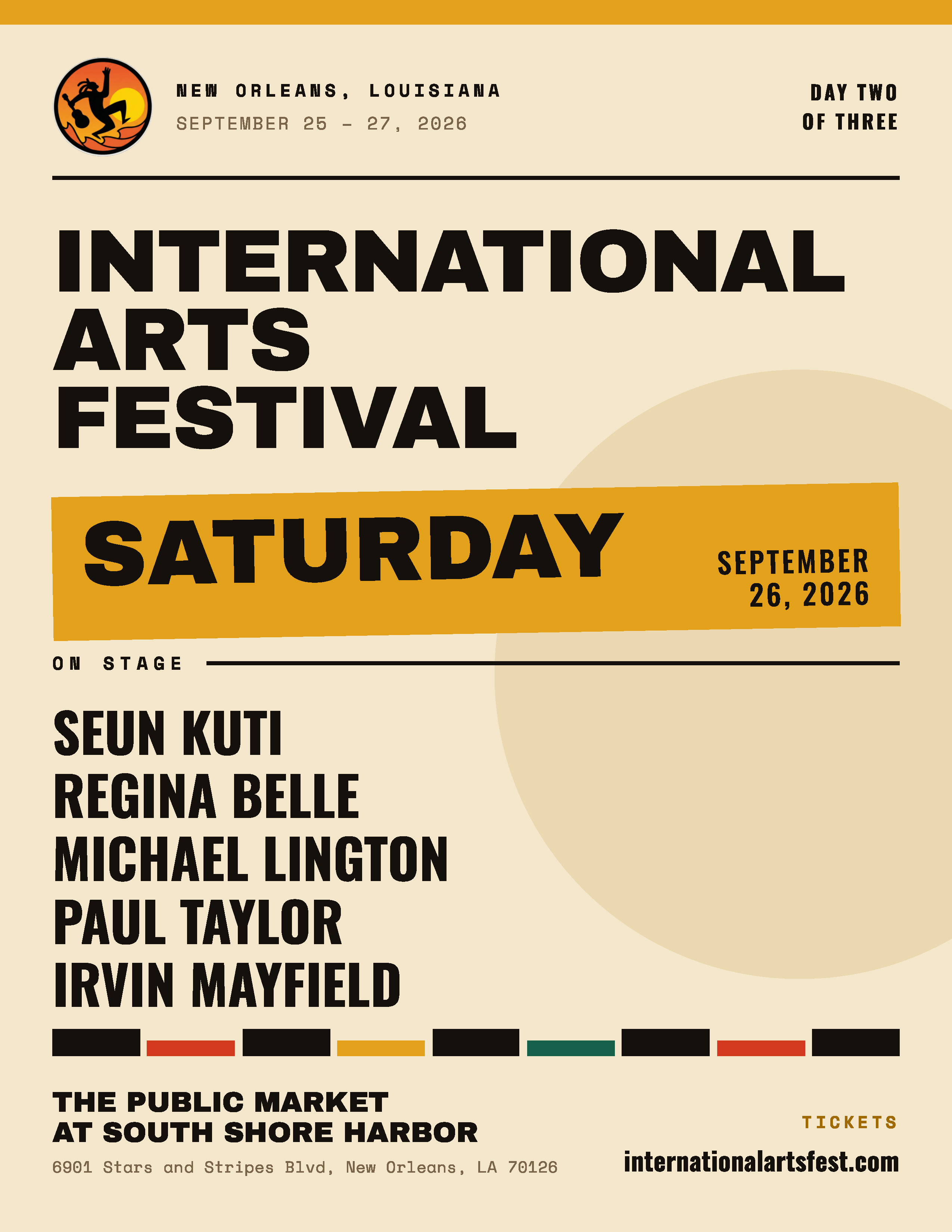 IAF - Music Concert - Saturday flyer